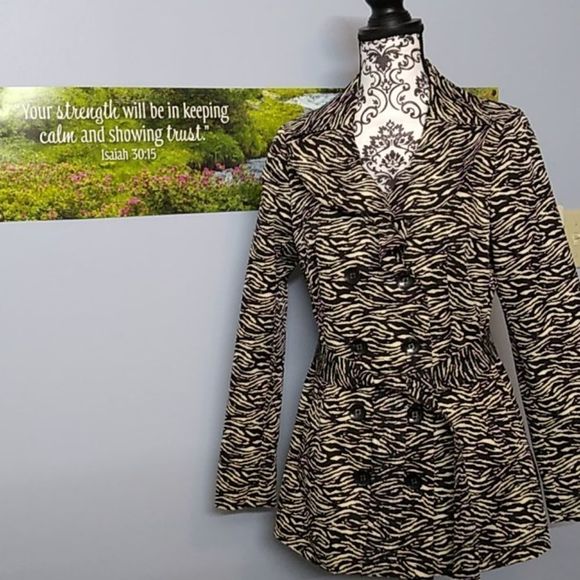 Sandro Studio M Light Animal Print Jacket - Picture 1 of 7